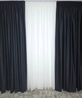 Draperie catifea neagra Blackout 90%